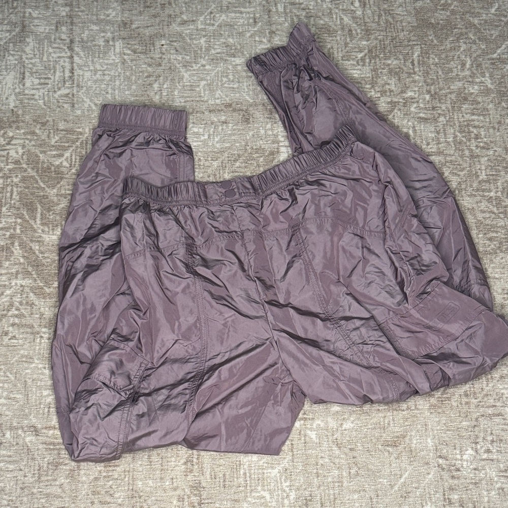 Fabletics Lavender Windbreaker Pants